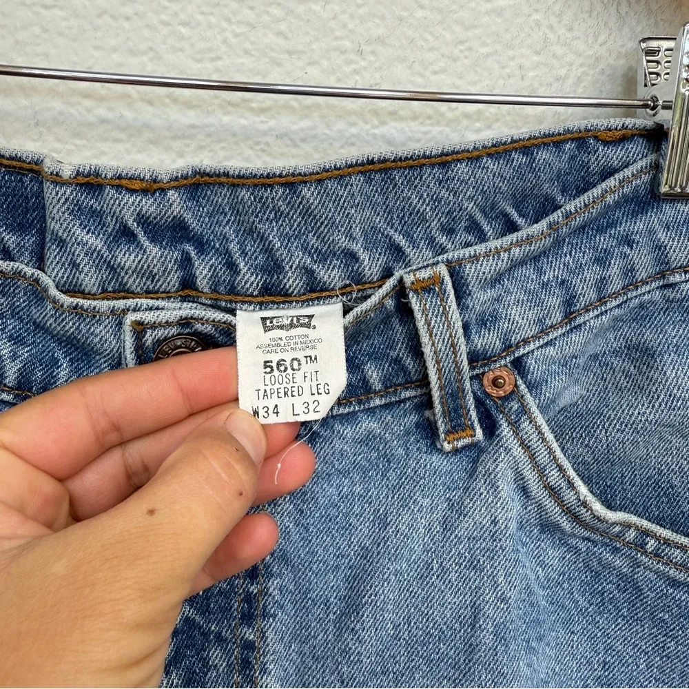 Levi’s Vintage Orange Tab 560 Tapered Jeans Size 34